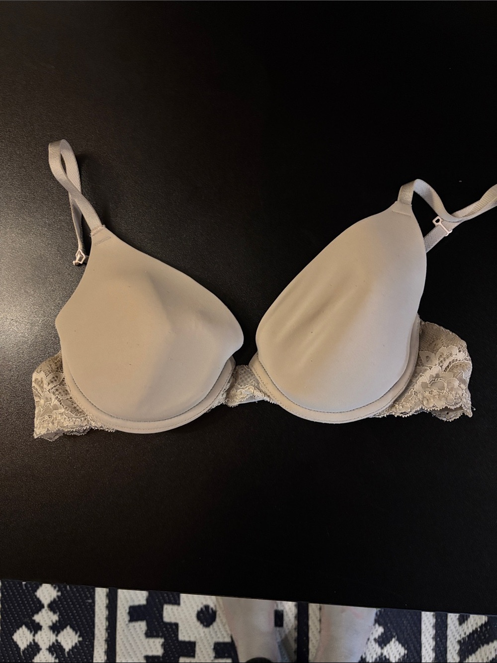 SO Light Beige Lace-Trim T-Shirt Bra